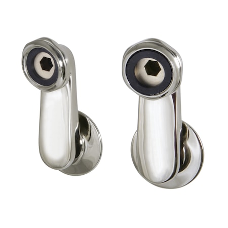 Aqua Vintage Swivel Elbows for Tub Faucet, Polished Nickel AE3SE6